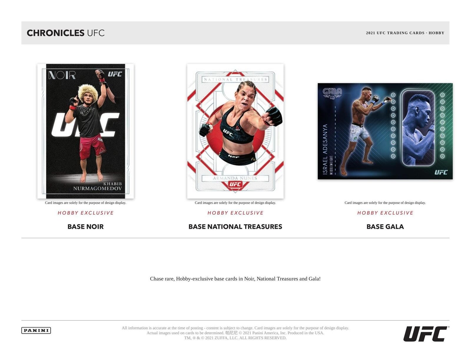 2021 Panini Chronicles UFC Hobby Box FRENLY BRICKS - Open 7 Days