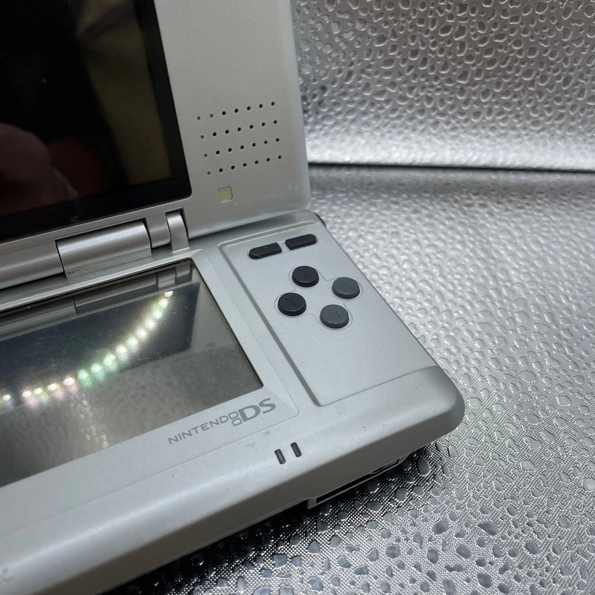 Original Nintendo DS Console Silver With Charger Tested & Working PAL FRENLY BRICKS - Open 7 Days