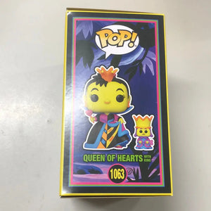 Disney Funko Pop - Queen of Hearts (Black Light) - Alice in Wonderland- No. 1063 FRENLY BRICKS - Open 7 Days