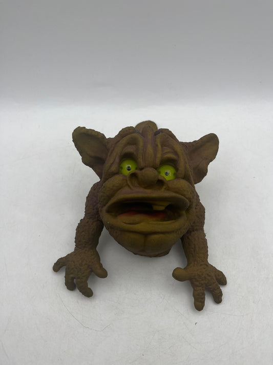 1987 Vintage Mattel Boglins SHLURP Green Rubber Hand Puppet FRENLY BRICKS - Open 7 Days