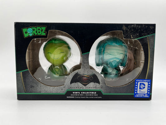 Funko DORBZ! Batman v Superman: Aquaman & Superman - Sealed FRENLY BRICKS - Open 7 Days