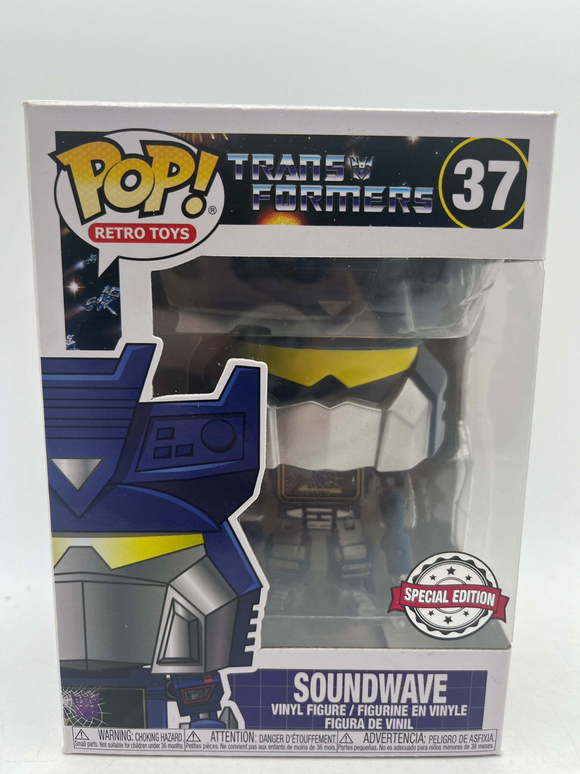Funko Pop! Retro Transformers Soundwave #37 Special Edition image 1