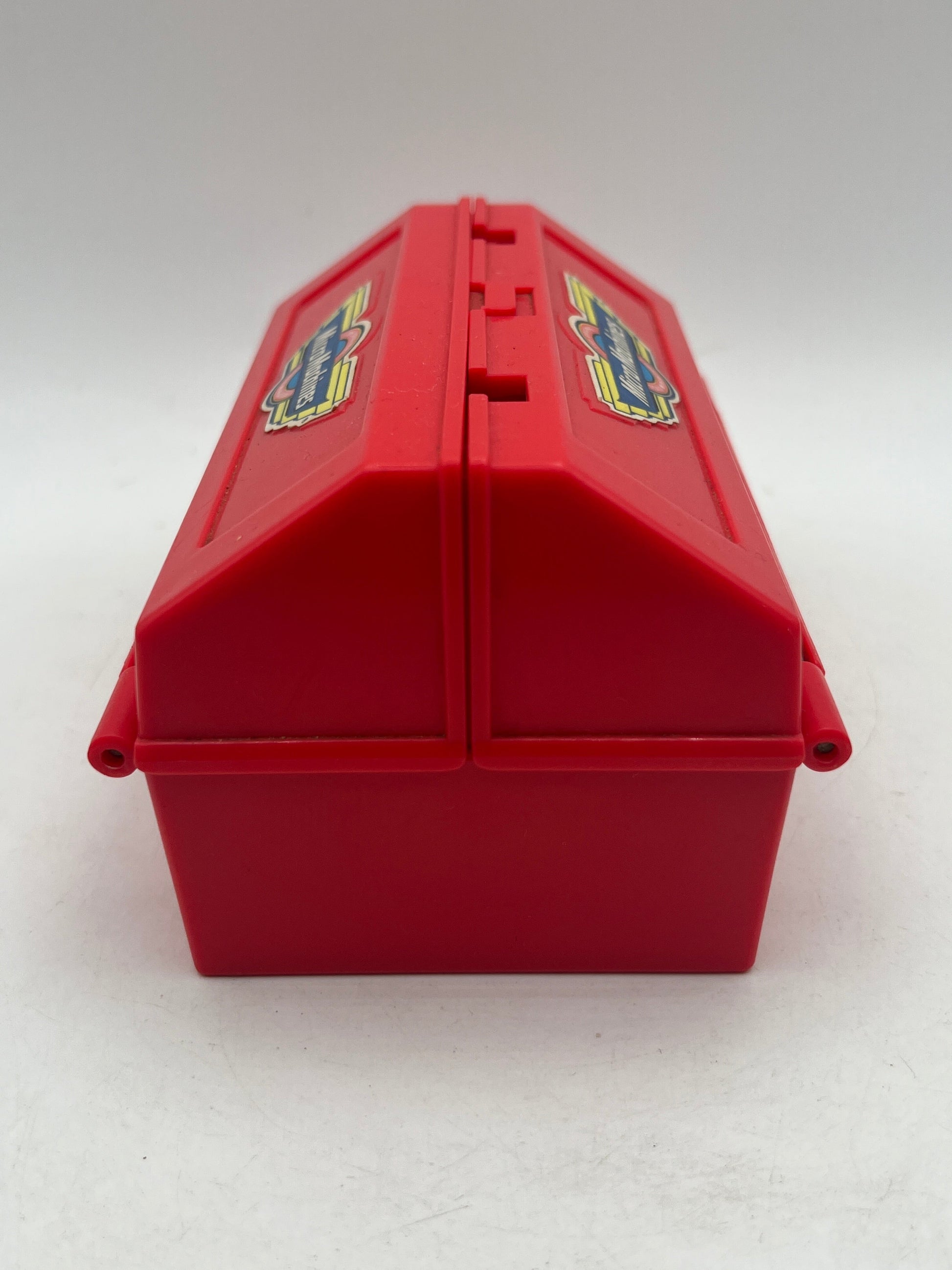 Vintage Galoob Micro Machines Mini Speed Shop Toolbox FRENLY BRICKS - Open 7 Days
