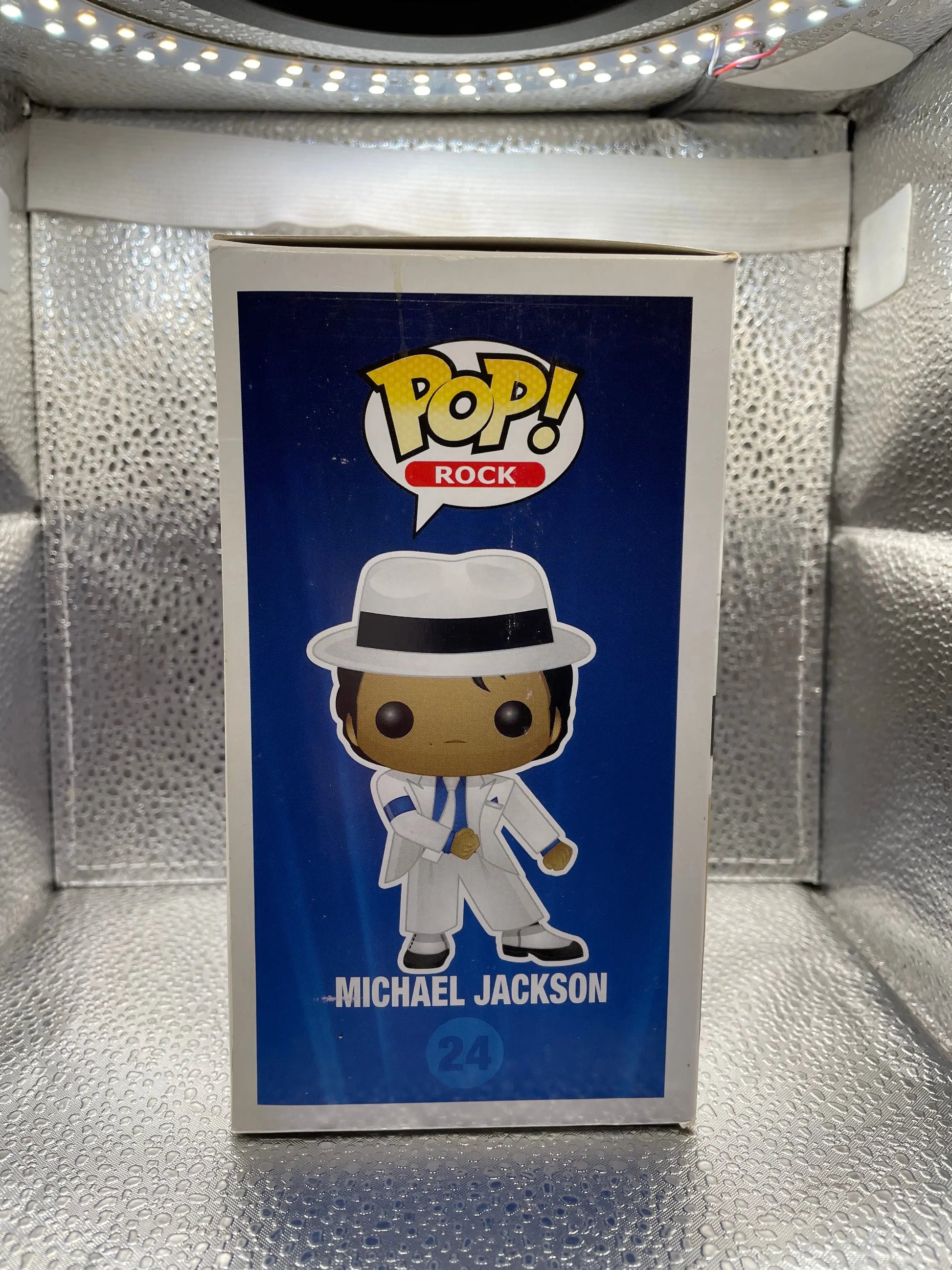 Michael Jackson Smooth Criminal Funko Pop Figure 24 Good Condition + Free Protector FRENLY BRICKS - Open 7 Days