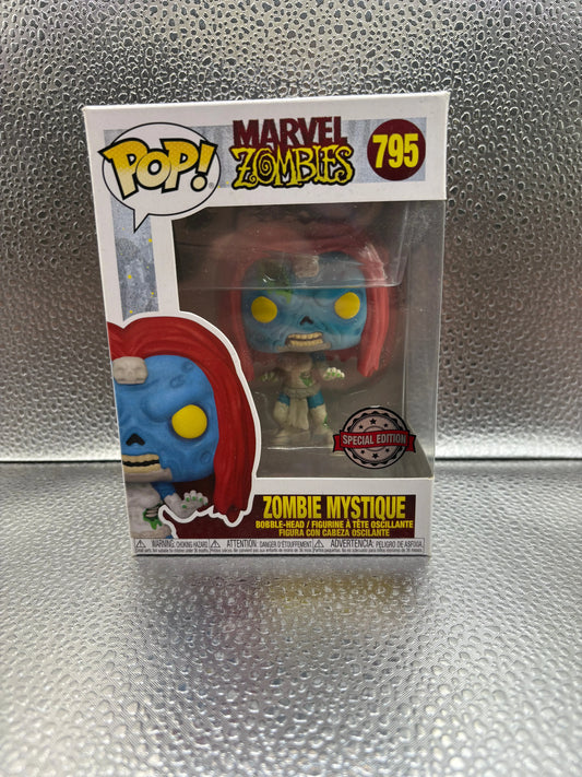 Funko Pop Vinyl #795 Marvel Zombies Zombie Mystique FRENLY BRICKS - Open 7 Days