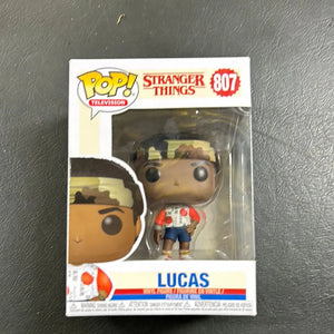 Stranger Things Lucas Pop! Vinyl Figure #807 FRENLY BRICKS - Open 7 Days