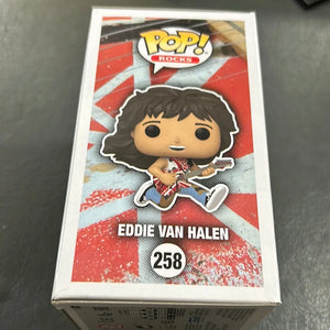 Funko Pop Rocks Eddie Van Halen 258 EVH Jumping Guitar Vinyl Figure w/Protector FRENLY BRICKS - Open 7 Days