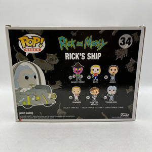 Funko Pop! Rides: Rick and Morty- Rick’s Ship #34 - Vinyl Collectable FRENLY BRICKS - Open 7 Days