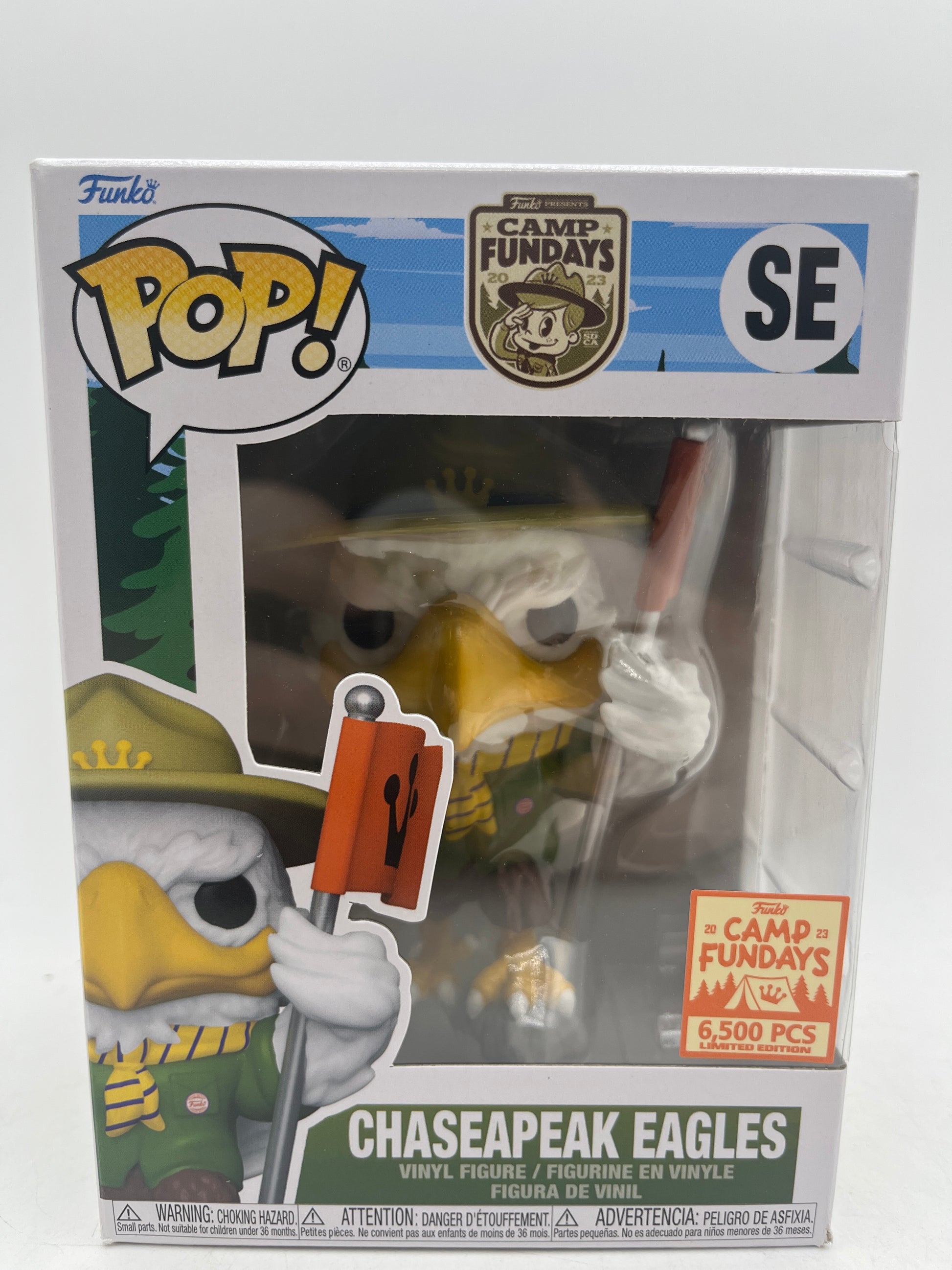Funko Pop! Vinyl: Camp Fundays 2023 Chaseapeak Eagles 6500 Pcs Special Edition image 1