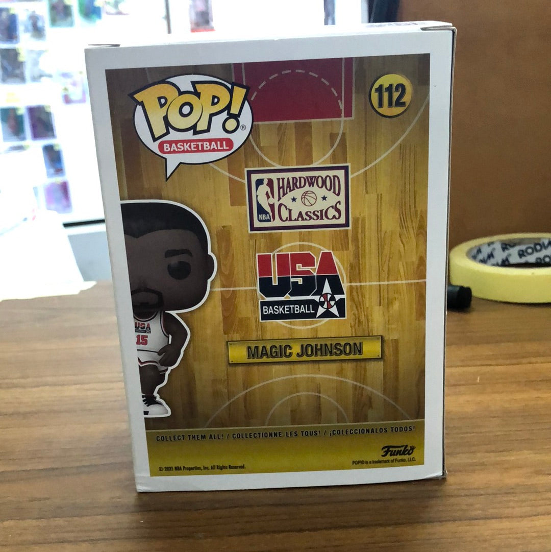 NBA Basketball Team USA Magic Johnson 92' Pop! Vinyl Figure #112 FRENLY BRICKS - Open 7 Days