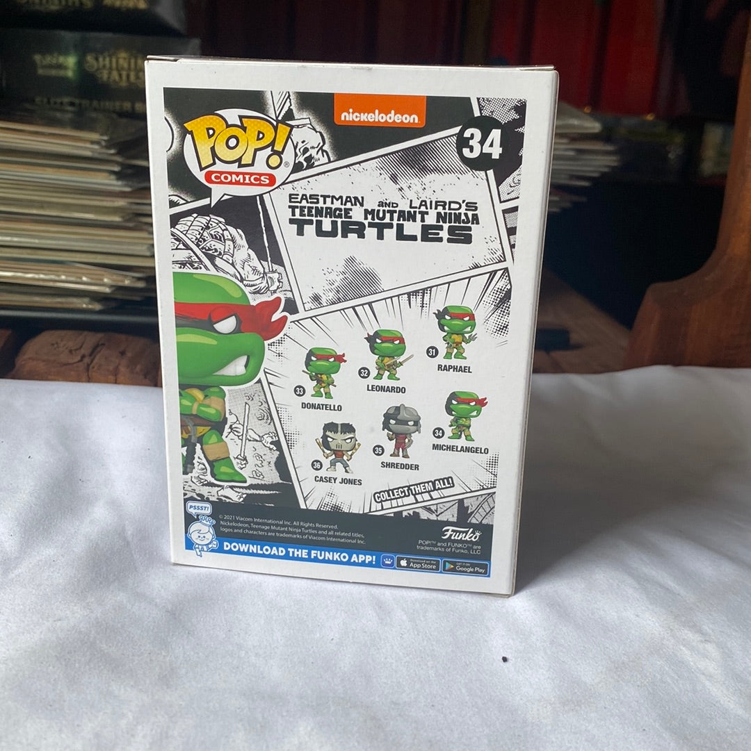 Funko POP! Michaelangelo #34 FRENLY BRICKS - Open 7 Days