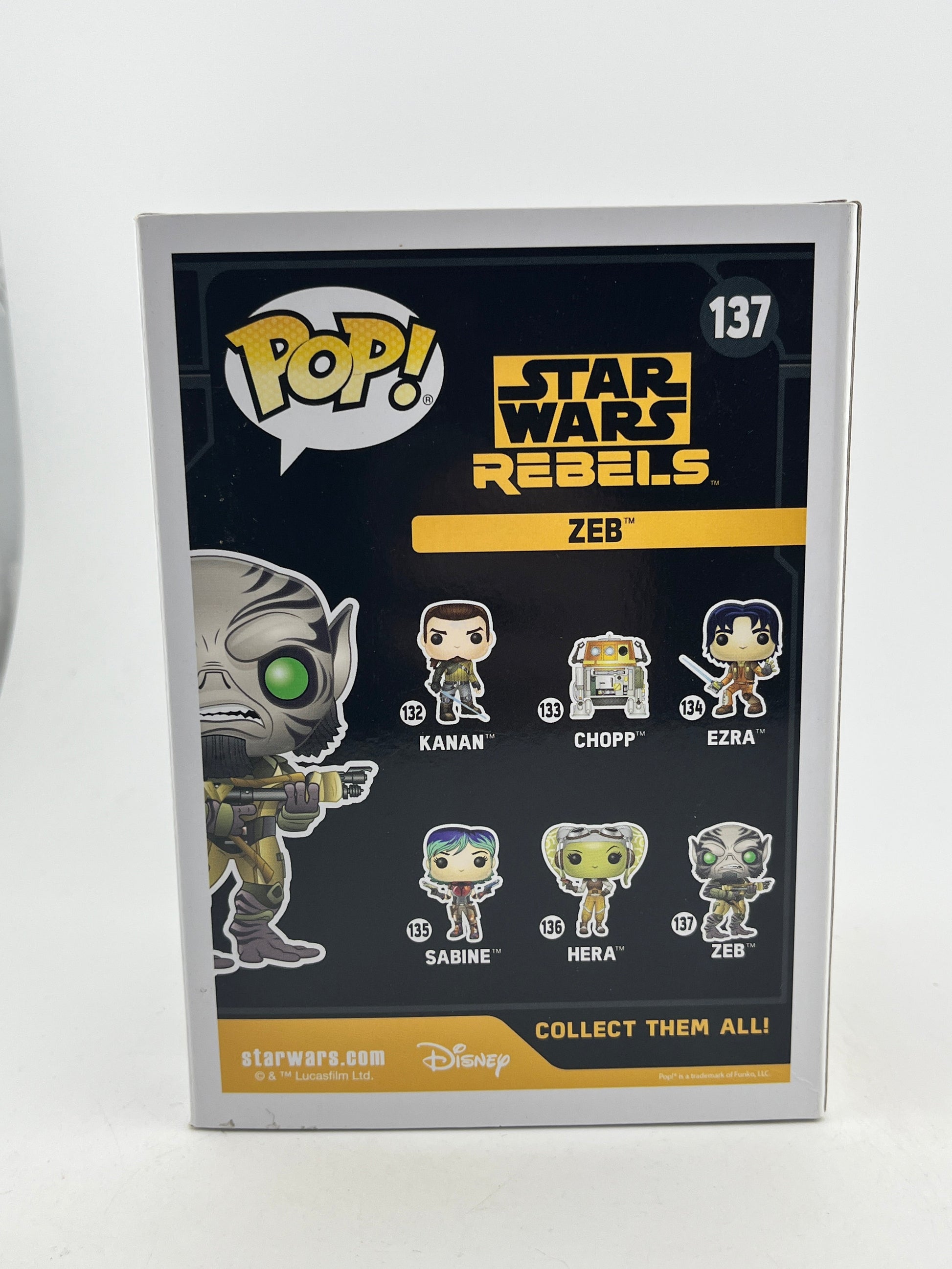 Funko POP! Star Wars Rebels - Zeb #137 - Vinyl Collectable FRENLY BRICKS - Open 7 Days