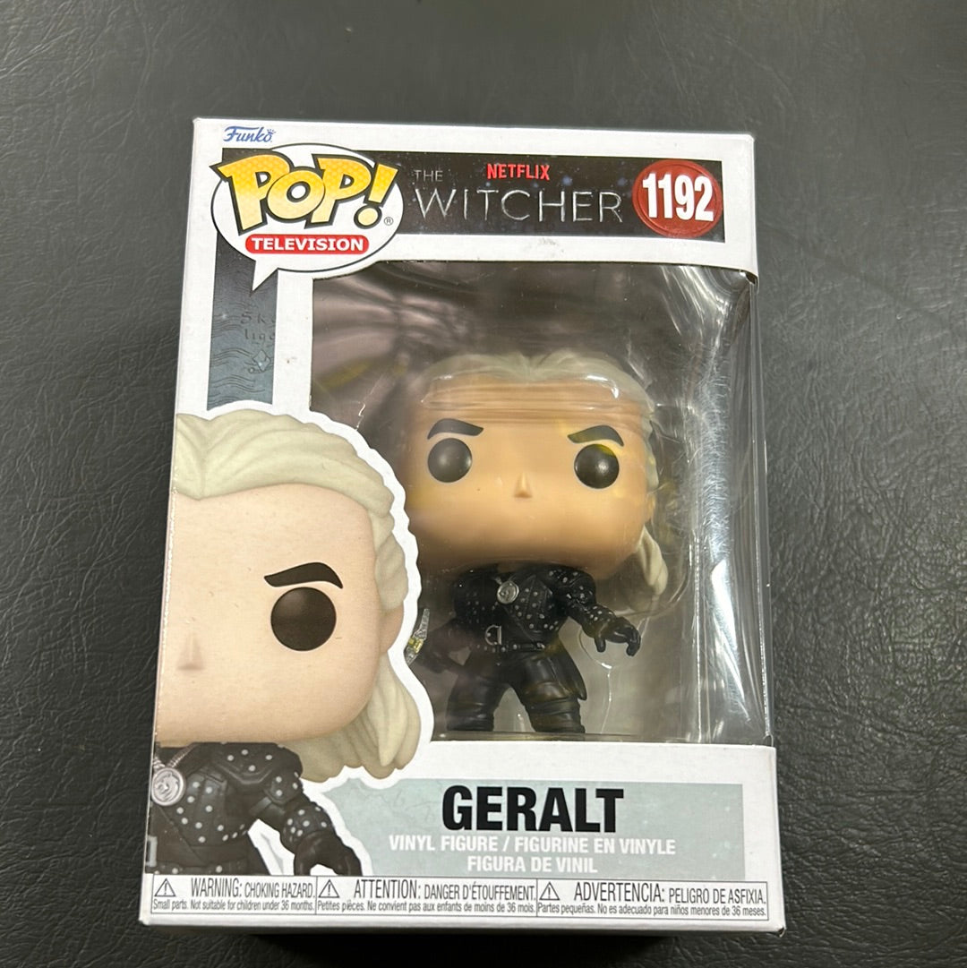 Pop vinyl 1192 The Witcher Geralt FRENLY BRICKS - Open 7 Days