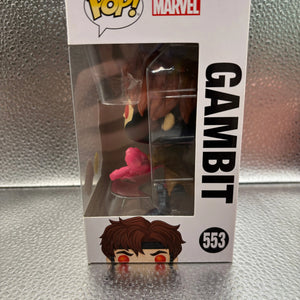 Funko Pop Vinyl #553 X-Men Gambit FRENLY BRICKS - Open 7 Days