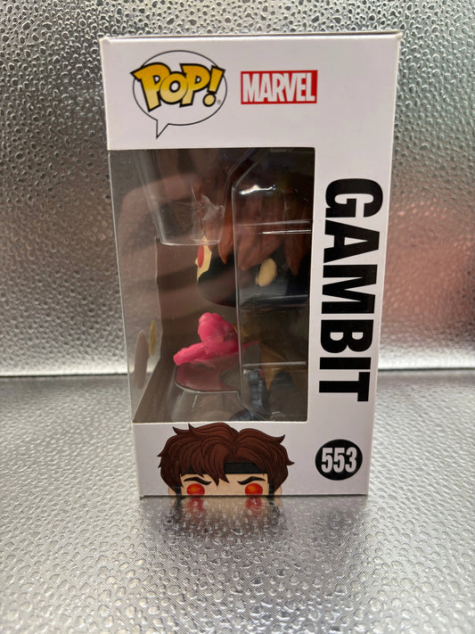 Funko Pop Vinyl #553 X-Men Gambit FRENLY BRICKS - Open 7 Days