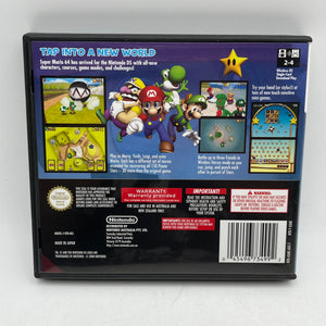 Nintendo DS Super Mario 64 DS Game Complete with Case and Manual FRENLY BRICKS - Open 7 Days