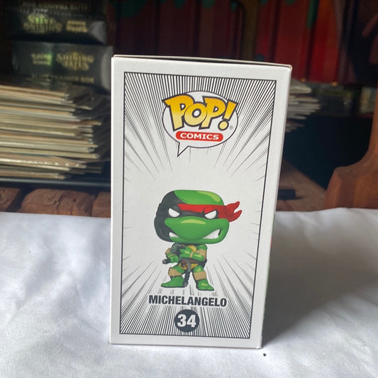 Funko POP! Michaelangelo #34 FRENLY BRICKS - Open 7 Days