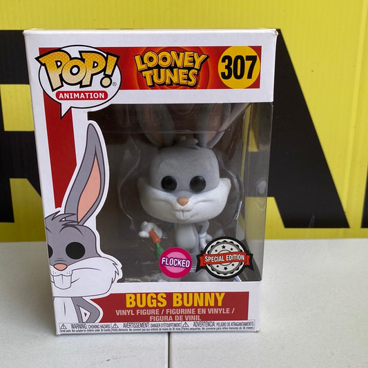 Funko POP! Bugs Bunny #307 FLOCKED FRENLY BRICKS - Open 7 Days