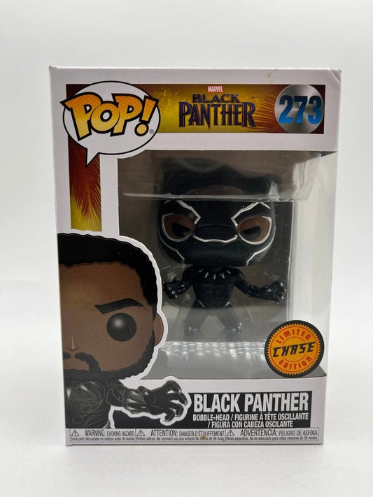 Funko POP! Marvel Black Panther #273 Black Panther - Limited Edition Chase FRENLY BRICKS - Open 7 Days
