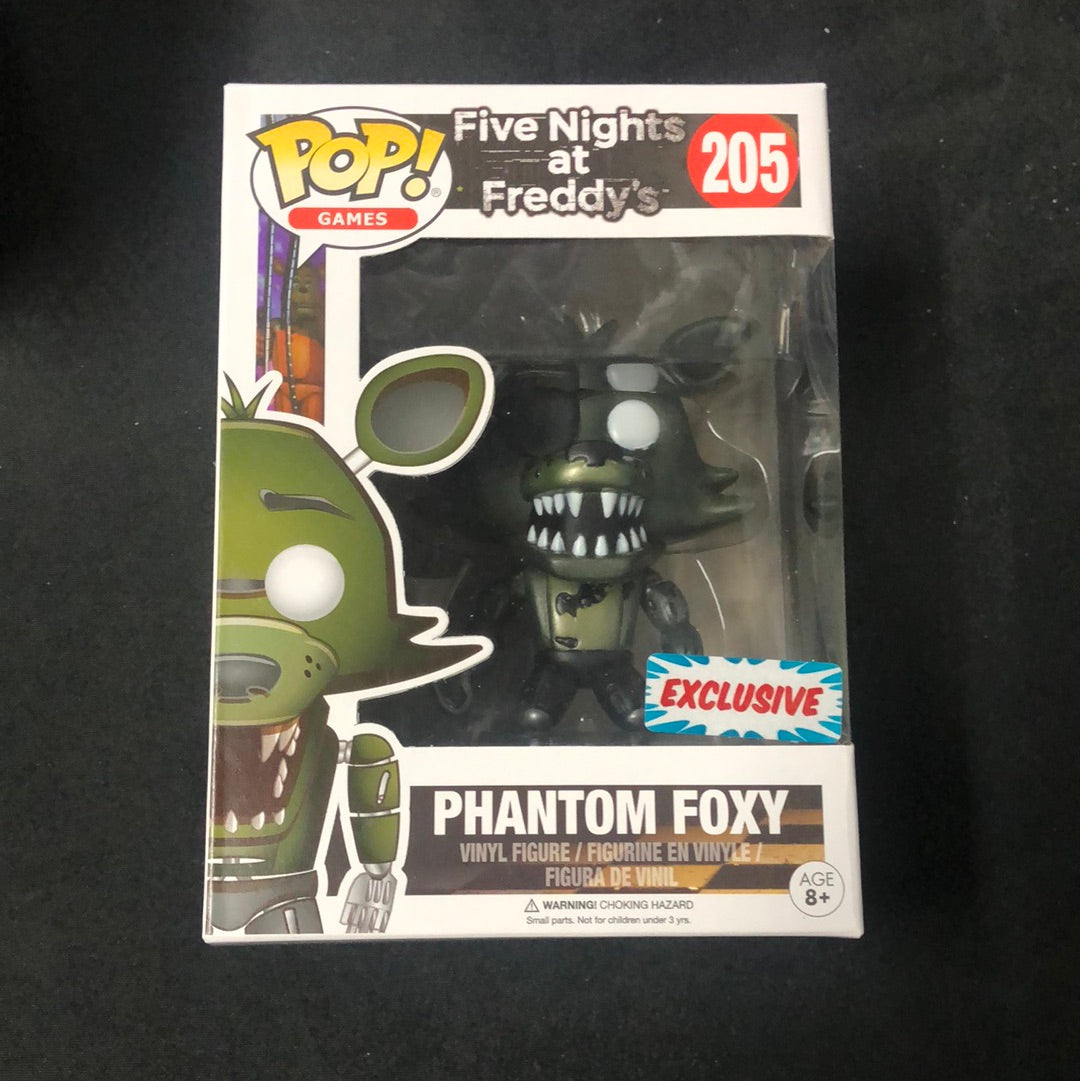 Five Nights At Freddy's PHANTOM FOXY No. 205 Exclusive Funko FRENLY BRICKS - Open 7 Days