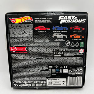 Hot Wheels Premium - Fast & Furious 5 Pack Collector Box Set FRENLY BRICKS - Open 7 Days