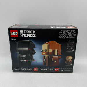 LEGO BRICKHEADZ: Obi-Wan Kenobi & Darth Vader (40547) FRENLY BRICKS - Open 7 Days