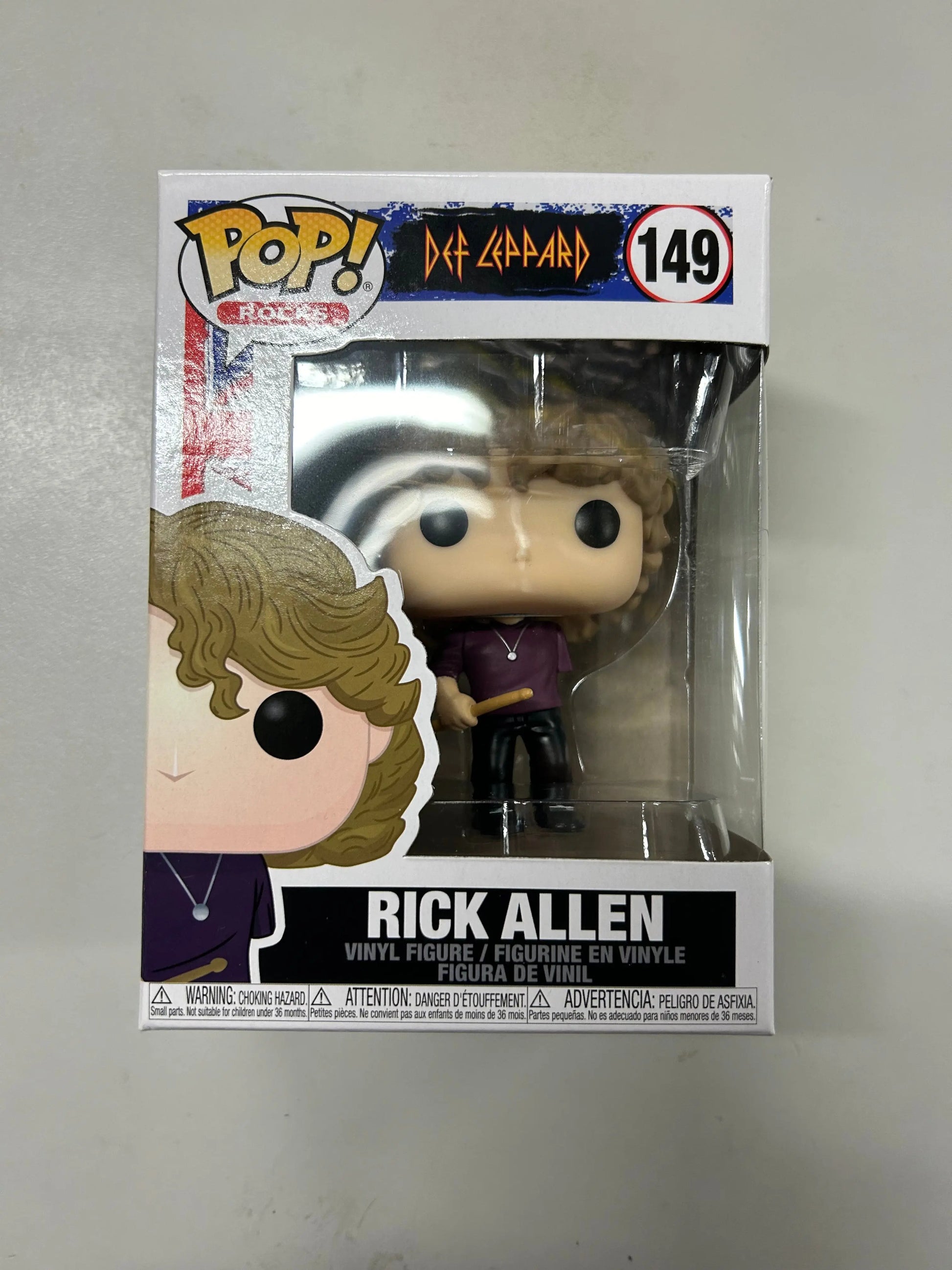 Pop Vinyl Rocks #149 Rick Allen FRENLY BRICKS - Open 7 Days