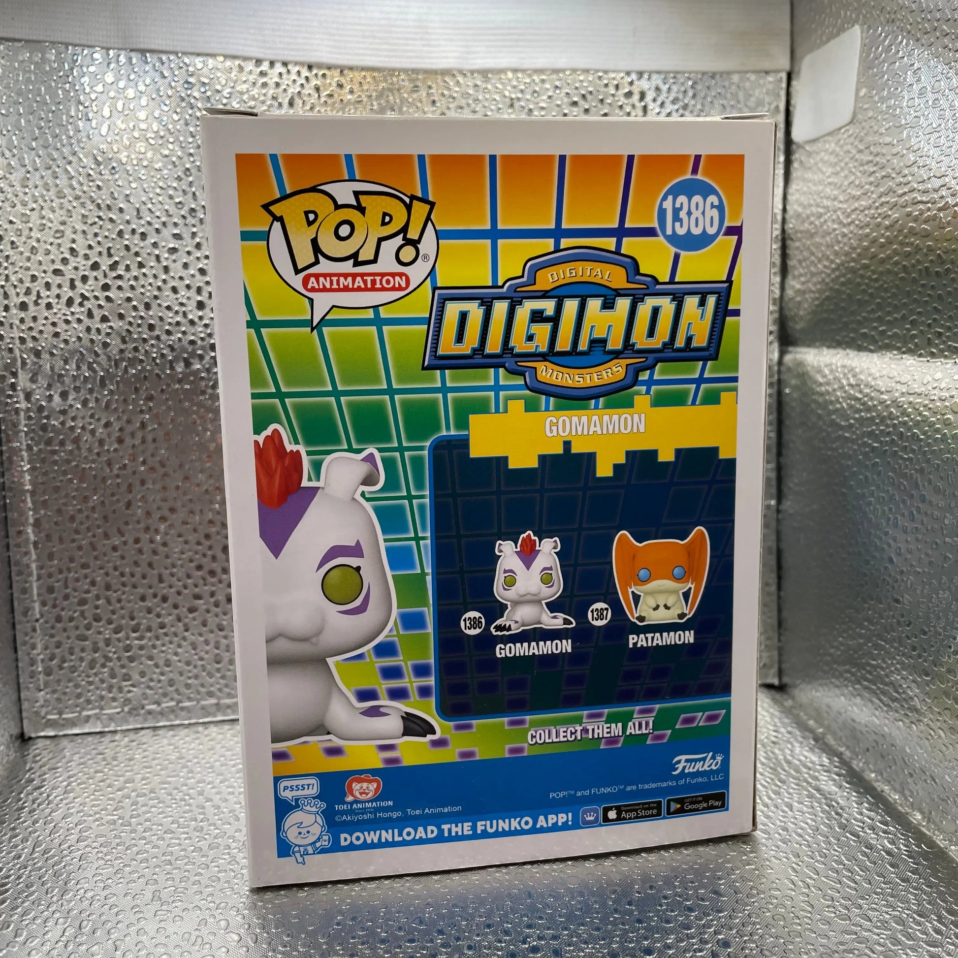 FUNKO POP ANIMATION VINYL FIGURE DIGIMON GOMAMON 1386 FRENLY BRICKS - Open 7 Days