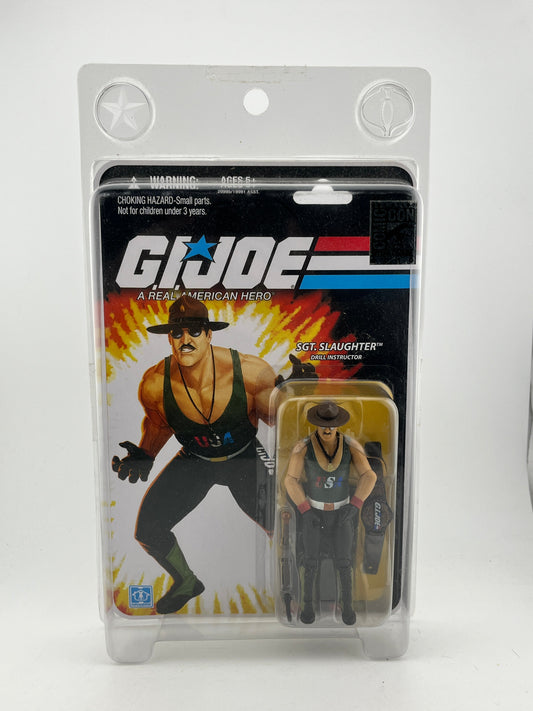 G.I. Joe SDCC 2010 Hasbro Exclusive Sgt. Slaughter - New/Sealed in Clamshell FRENLY BRICKS - Open 7 Days