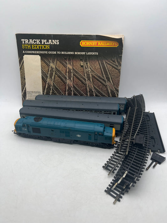 Hornby R751 Class 37 Diesel Locomotive OO Gauge British Rail Blue 37 130 8H22 FRENLY BRICKS - Open 7 Days