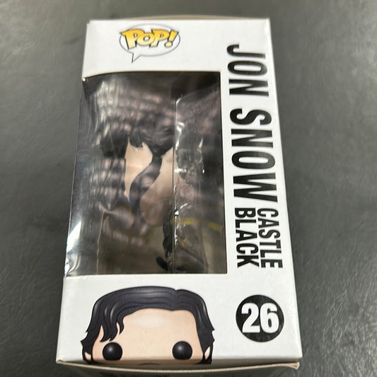 Jon Snow Castle Black #26 Game Of Thrones Funko Pop Vinyl FRENLY BRICKS - Open 7 Days