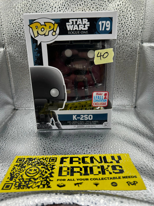 Pop Vinyl Star Wars #179 K-2SO FRENLY BRICKS - Open 7 Days