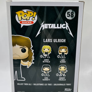 Funko POP! Rocks Metallic - Lars Ulrich #58 - Vinyl Collectable FRENLY BRICKS - Open 7 Days