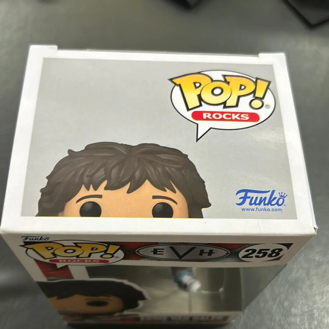 Funko Pop Rocks Eddie Van Halen 258 EVH Jumping Guitar Vinyl Figure w/Protector FRENLY BRICKS - Open 7 Days