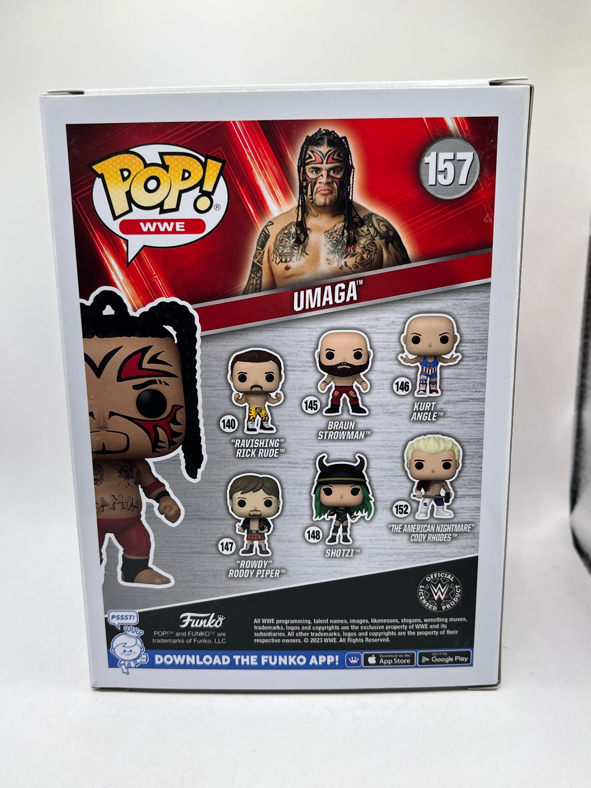 Funko POP! WWE - Umaga #157 - Vinyl Collectable FRENLY BRICKS - Open 7 Days