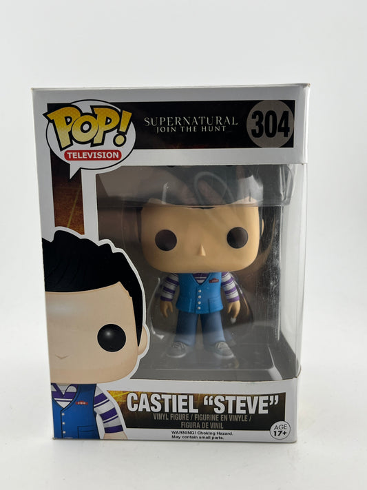 Funko POP! Television Supernatural - Castiel “Steve” #304 - Vinyl Collectable FRENLY BRICKS - Open 7 Days