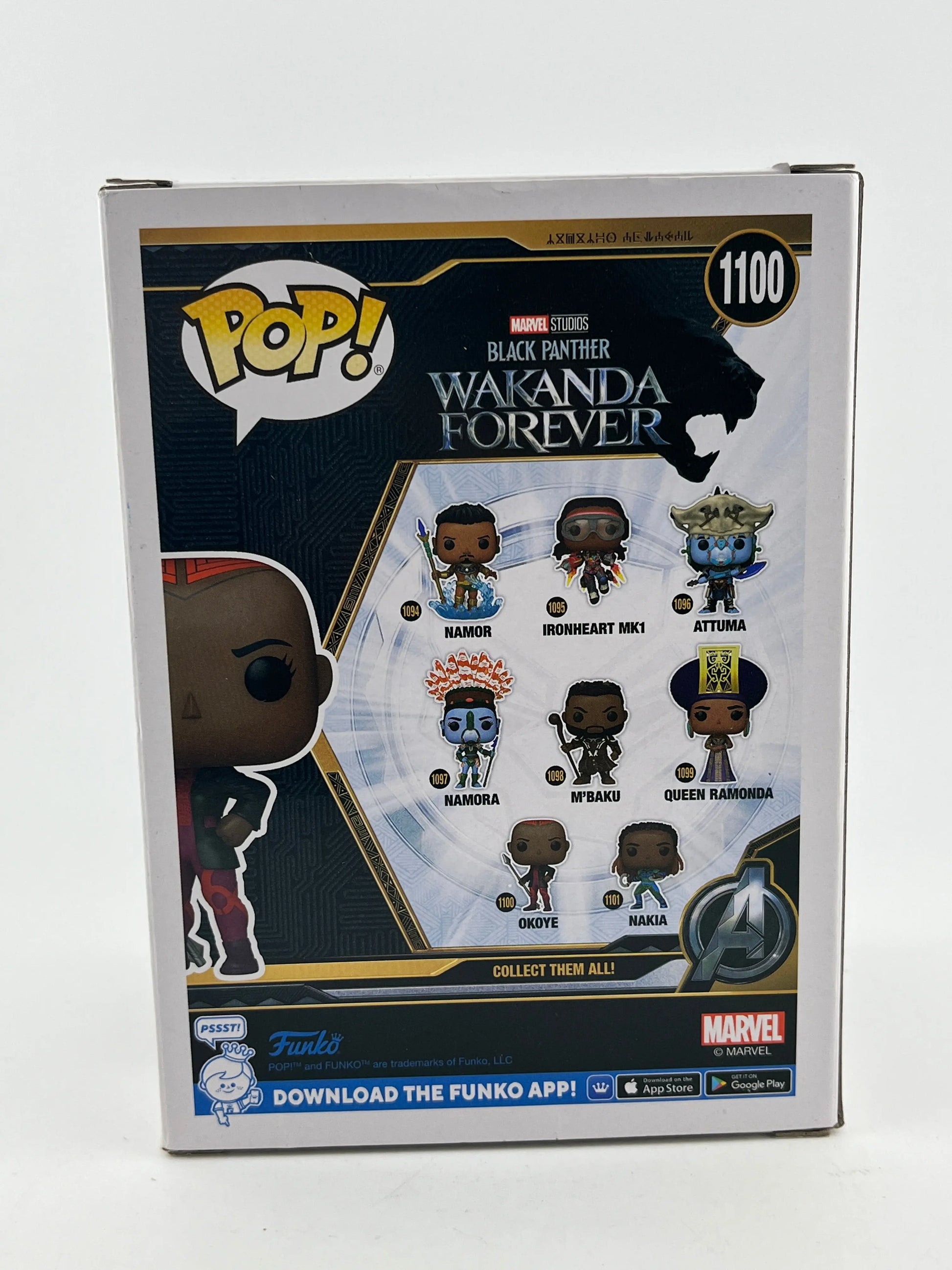 Funko POP! Marvel Wankada Forever - Okoye #1100 - Signed Danai Gurira - No COA FRENLY BRICKS - Open 7 Days