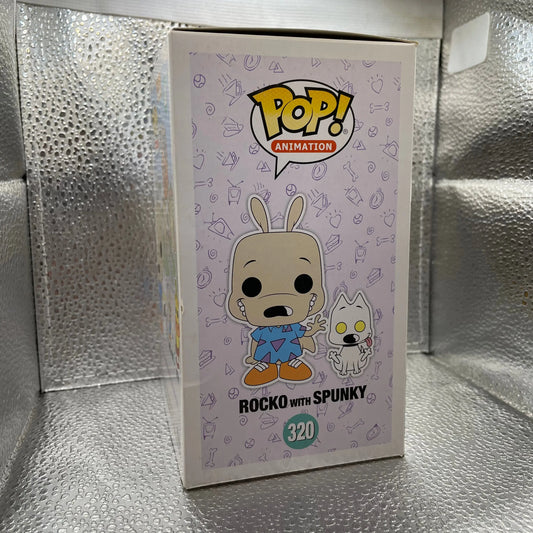 Funko POP Vinyl - Rocko's Modern Life - Rocko with Spunky [Sick] Chase FRENLY BRICKS - Open 7 Days