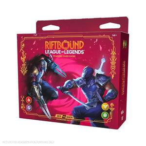 Riftbound League of Legends TCG Showdown Deck Display Vendetta Zed vs Shen PreO