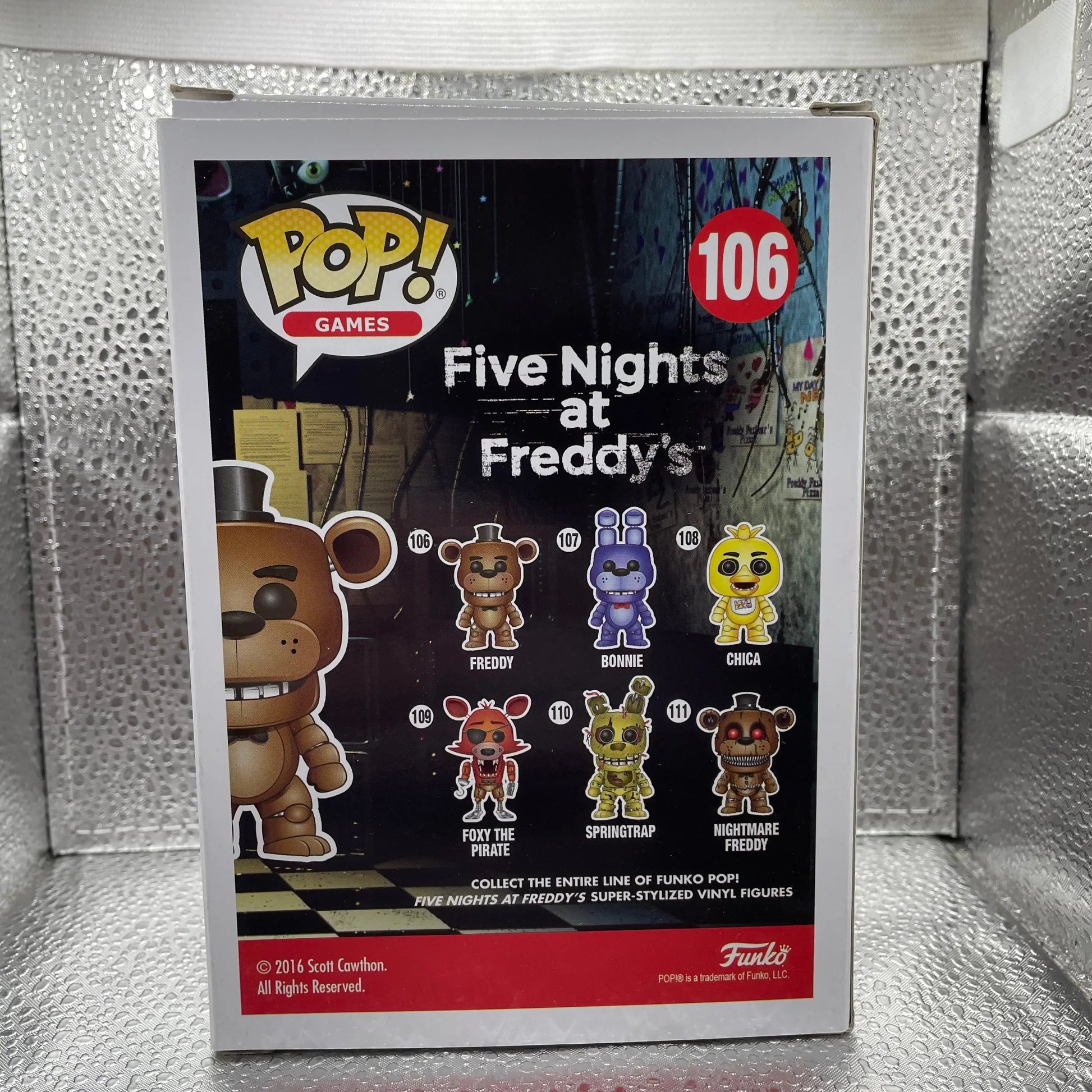 Funko Pop! Five Night’s At Freddy’s: Freddy Fazbear #106 Flocked FRENLY BRICKS - Open 7 Days