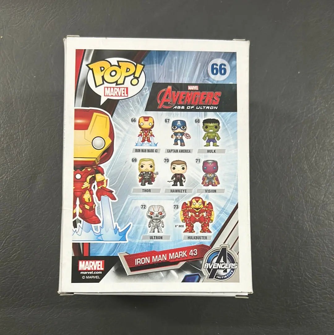 Pop Vinyl Marvel #66 Iron Man Mark 43 FRENLY BRICKS - Open 7 Days