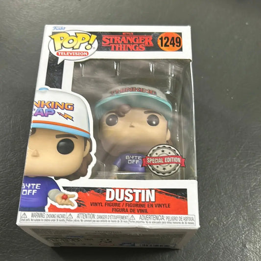 Funko Pop! TV: Stranger Things - Dustin Vinyl Figure #1249 FRENLY BRICKS - Open 7 Days