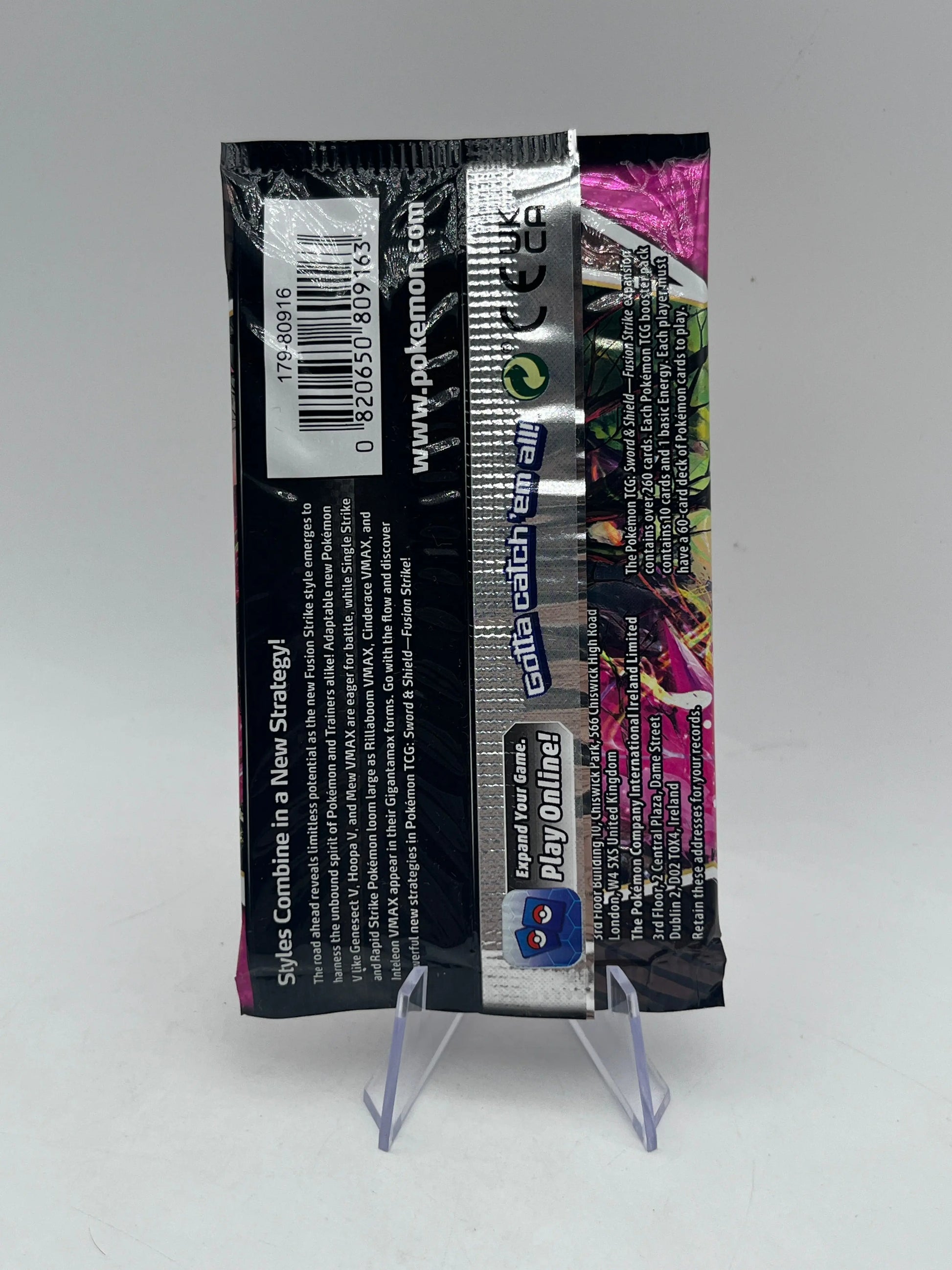 Pokémon TCG Fusion Strike Booster Packs Full Art Set 4 Packs FRENLY BRICKS - Open 7 Days