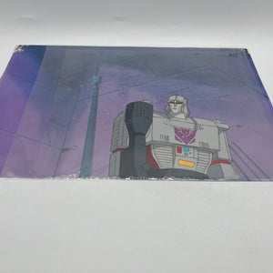 Megatron Transformers Animation Production Cel & Drawing Classic FRENLY BRICKS - Open 7 Days