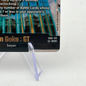 Dragon Ball Card Game Fusion World Son Goku : GT FB07-122 Secret Rare FRENLY BRICKS - Open 7 Days