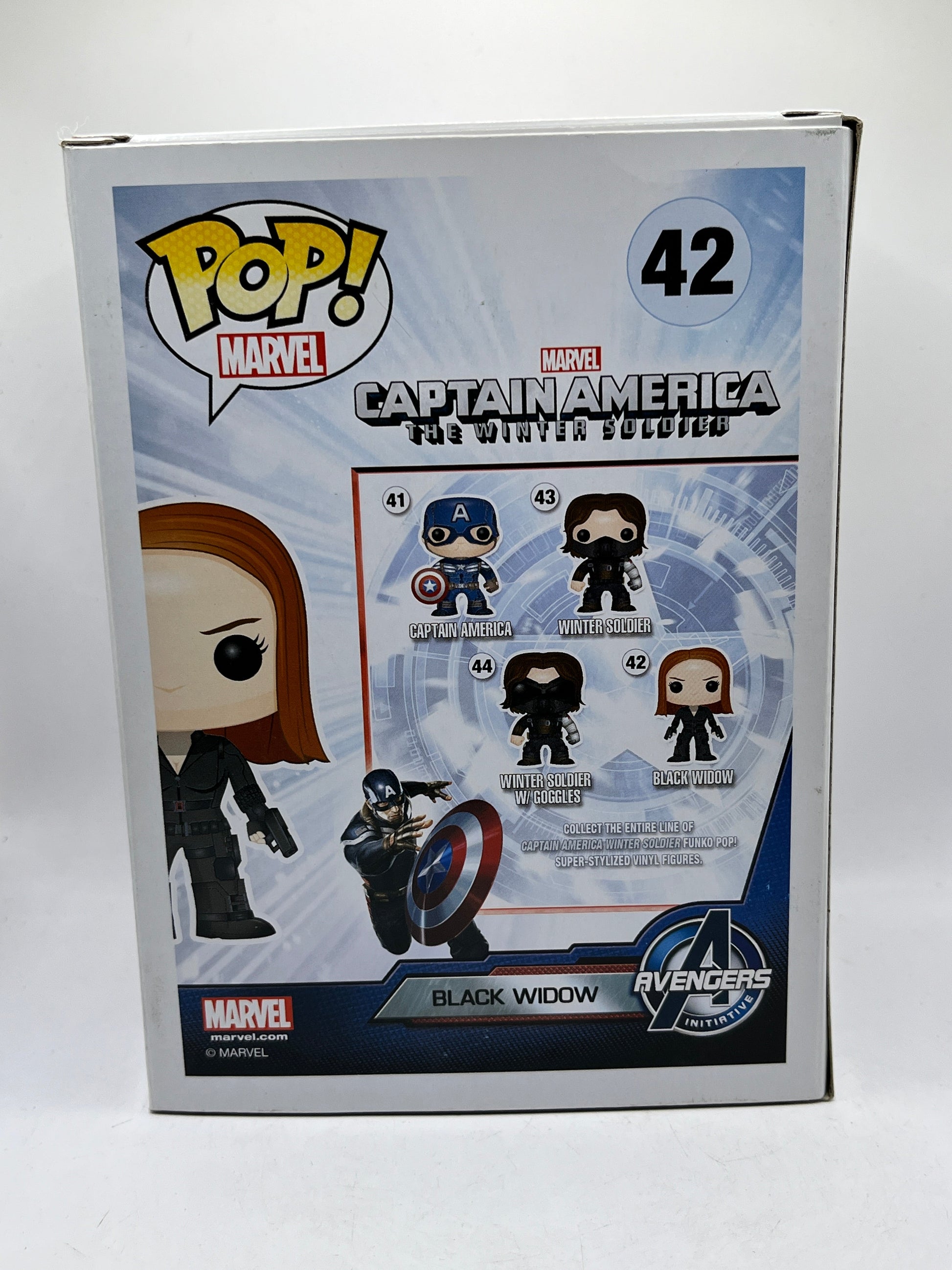 Funko POP! Marvel Captain America The Winter Solider - Black Widow #42 FRENLY BRICKS - Open 7 Days