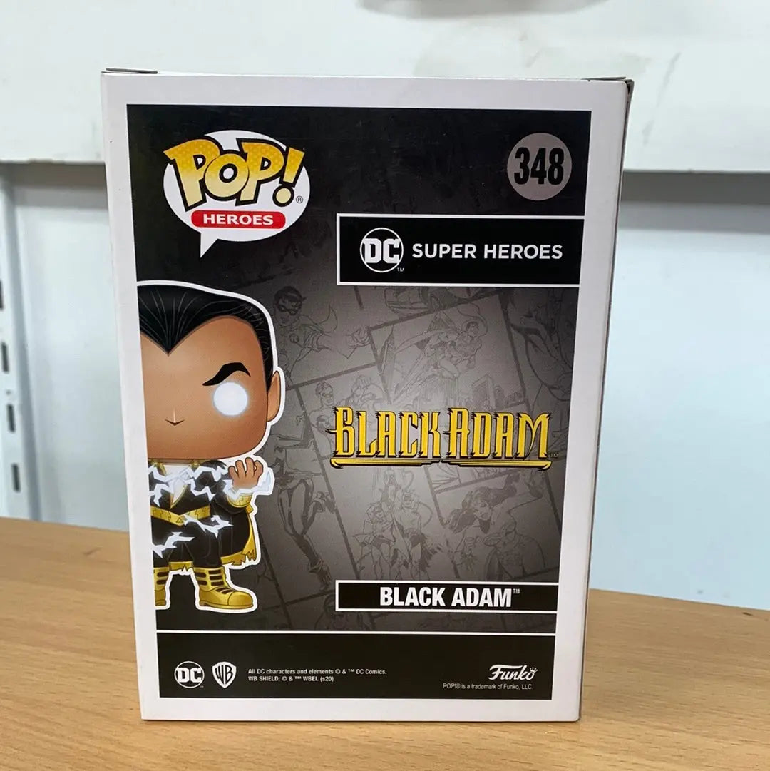 Funko POP! DC Heroes Black Adam Glow in the Dark Big Apple Collectibles #348 FRENLY BRICKS - Open 7 Days