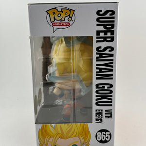 Funko POP! Animation Dragon Ball Z - Super Saiyan Goku With Energy #865 - Glow Chase FRENLY BRICKS - Open 7 Days