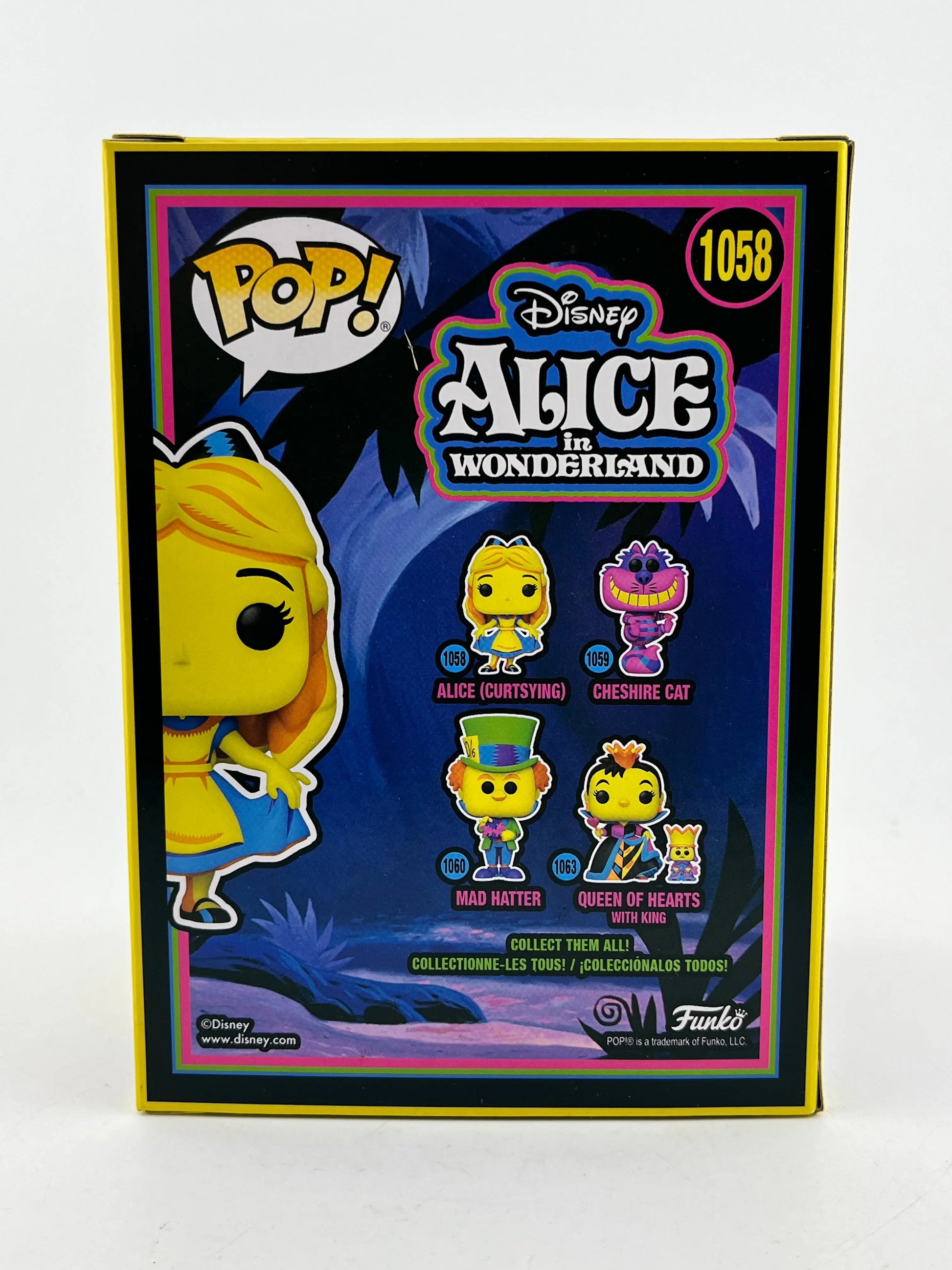 Funko POP! Disney Alice In Wonderland - Alice (Curtsying) #1058 - Black Light Exclusive FRENLY BRICKS - Open 7 Days