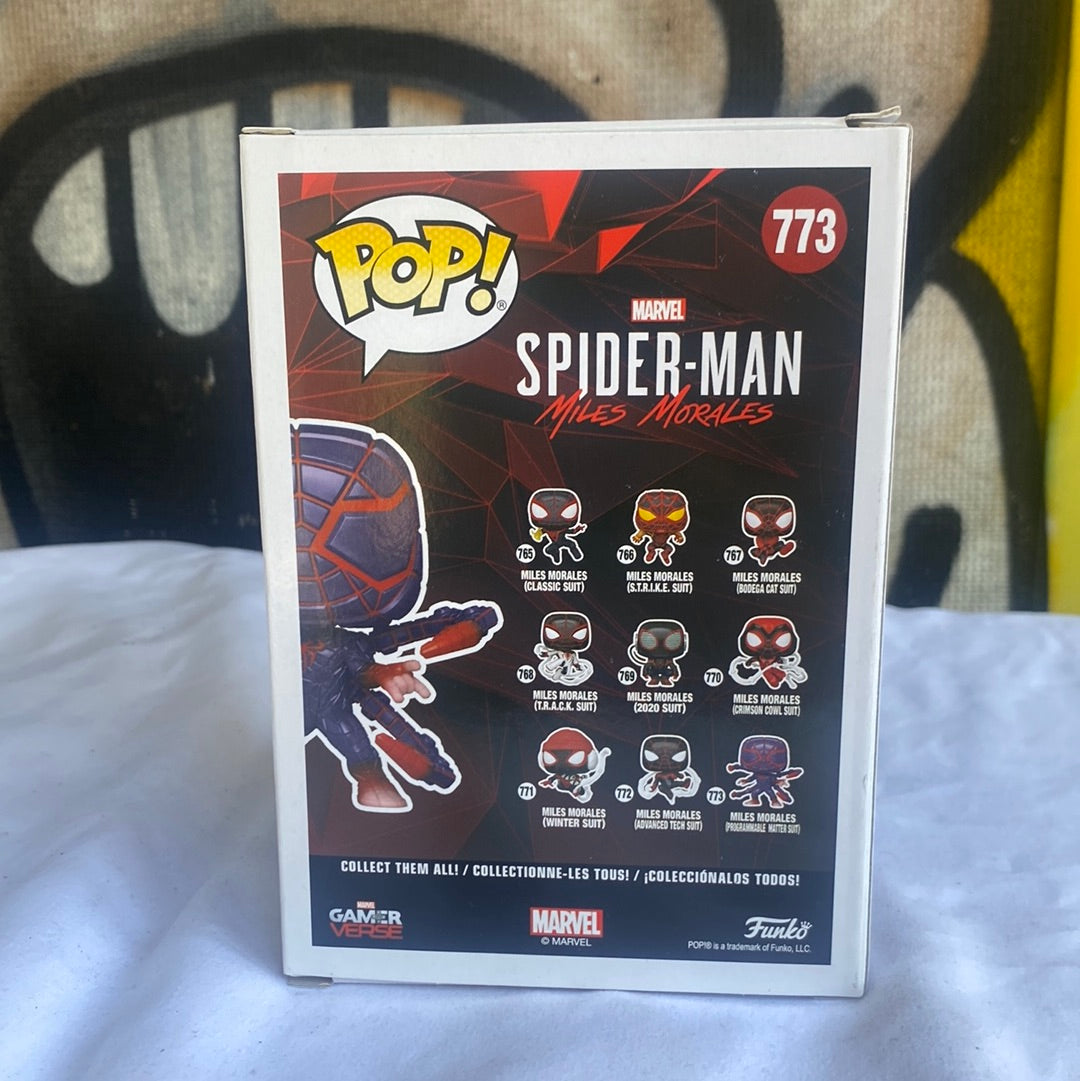 Funko POP! Miles Morales #733 Programmable Matter Suit. FRENLY BRICKS - Open 7 Days